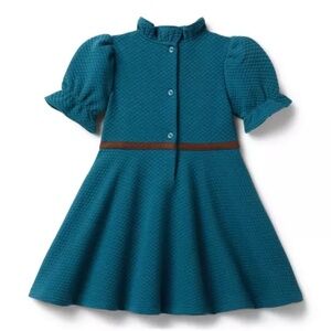 Mediterranea Quilted Puff Sleeve Dress by Janie and Jack